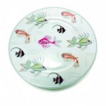 ROY KIRKHAM FINE BONE CHINA | AQUARIUM SET OF SIX TEA PLATES